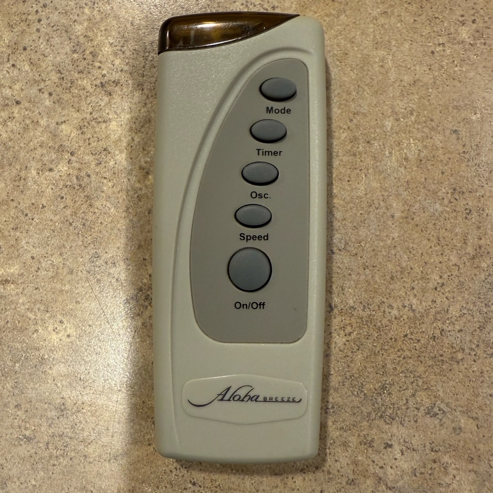 Aloha Breeze Ceiling Fan OEM Remote Control Genuine Original 5 Button - Tested